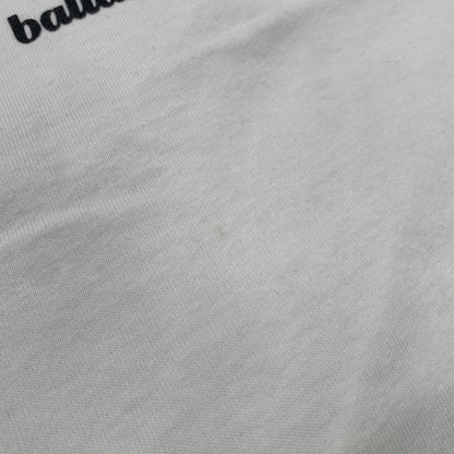 【中古品】【メンズ】 BALLAHOLIC ボーラホリック LOGO SS TEE ロゴ ショートスリーブT トップス 半袖 142-250627-ma-09-izu サイズ：XXL カラー：ホワイト 万代Net店