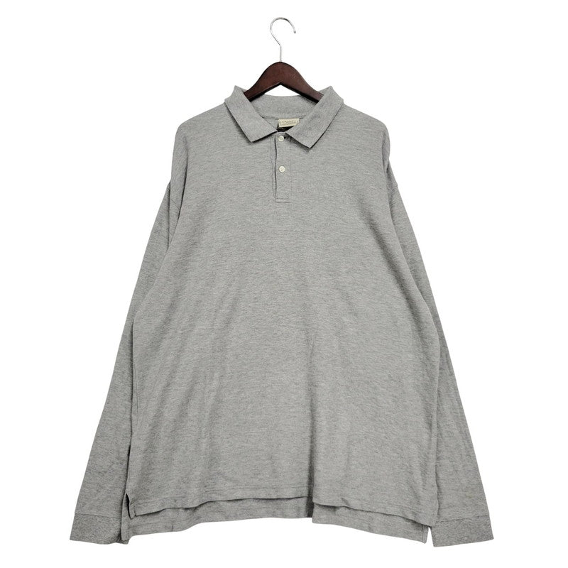【中古品】【メンズ】 90S LS POLO SHIRT 90年代 ロングスリーブ ポロシャツ トップス 長袖 146-250603-ma-15-izu サイズ：XL カラー：GRAY 万代Net店