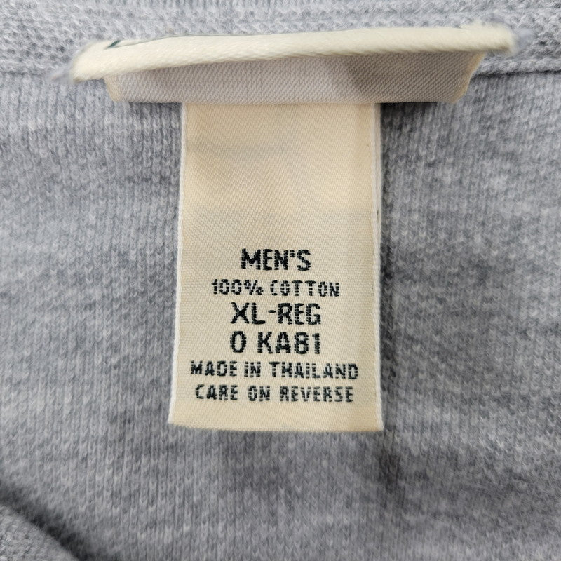 【中古品】【メンズ】 90S LS POLO SHIRT 90年代 ロングスリーブ ポロシャツ トップス 長袖 146-250603-ma-15-izu サイズ：XL カラー：GRAY 万代Net店