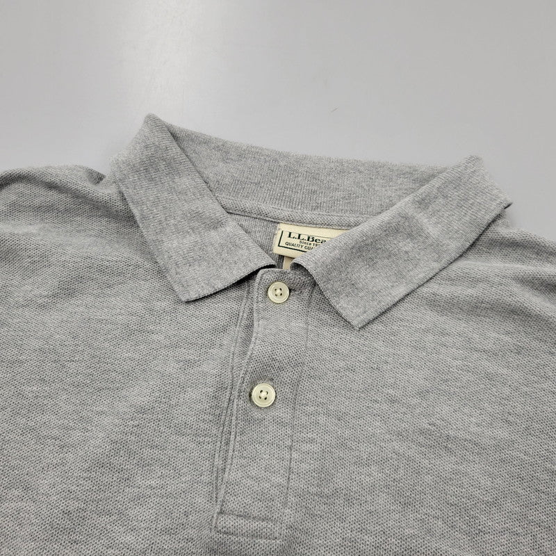 【中古品】【メンズ】 90S LS POLO SHIRT 90年代 ロングスリーブ ポロシャツ トップス 長袖 146-250603-ma-15-izu サイズ：XL カラー：GRAY 万代Net店