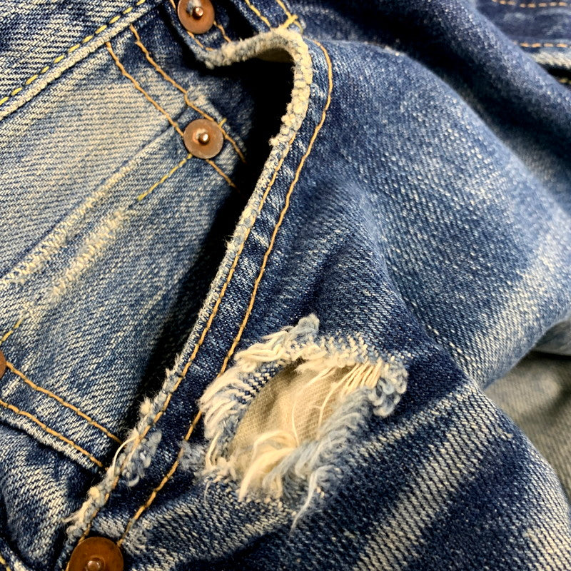 【現状渡し品】【メンズ】 TRIPLE WORKS トリプルワークス DENIM PANTS TW201 デニムパンツ ジーンズ ボトムス 156-250605-as-21-izu サイズ：32×32 カラー：インディゴ 万代Net店