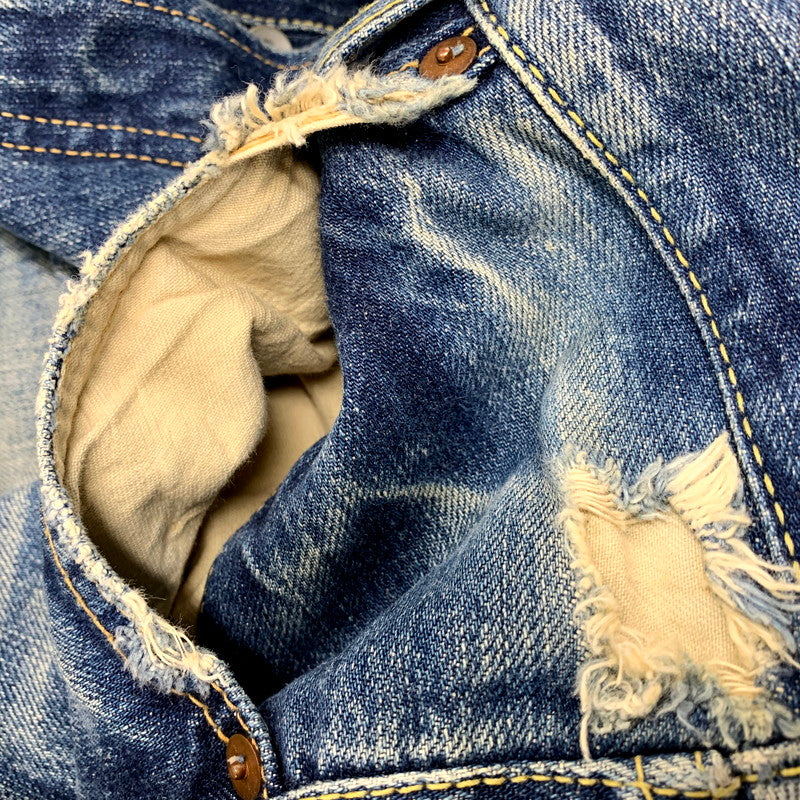 【現状渡し品】【メンズ】 TRIPLE WORKS トリプルワークス DENIM PANTS TW201 デニムパンツ ジーンズ ボトムス 156-250605-as-21-izu サイズ：32×32 カラー：インディゴ 万代Net店