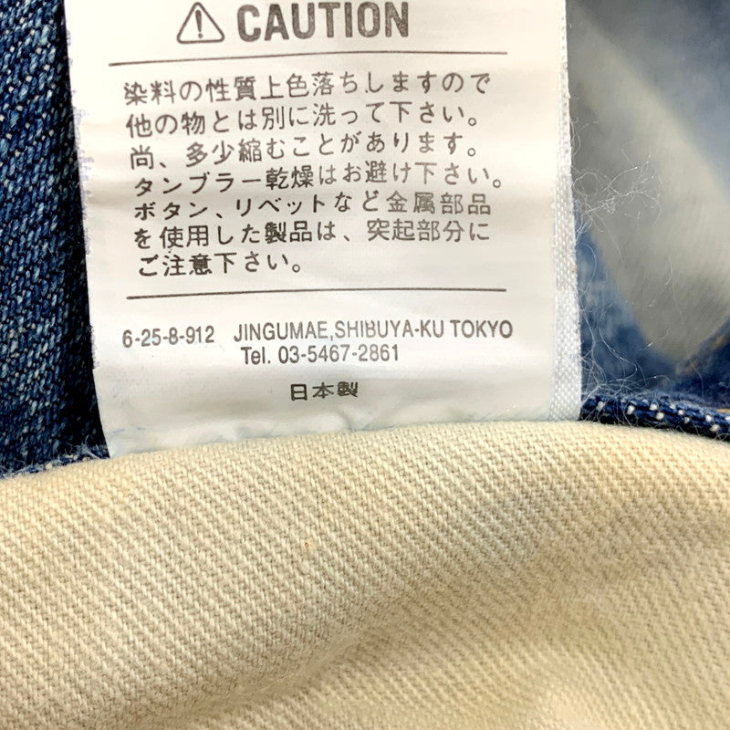 【現状渡し品】【メンズ】 TRIPLE WORKS トリプルワークス DENIM PANTS TW201 デニムパンツ ジーンズ ボトムス 156-250605-as-21-izu サイズ：32×32 カラー：インディゴ 万代Net店