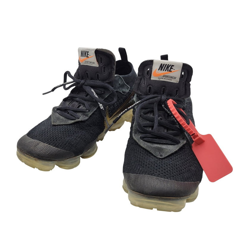 【中古品】【メンズ】 NIKE ナイキ × OFF-WHITE オフホワイト AIR VAPORMAX AA3831-002 エアヴェイパーマックス スニーカー シューズ 靴 160-250531-as-08-izu サイズ：26.5cm カラー：BLACK/CLEAR-TOTAL ORANGE 万代Net店