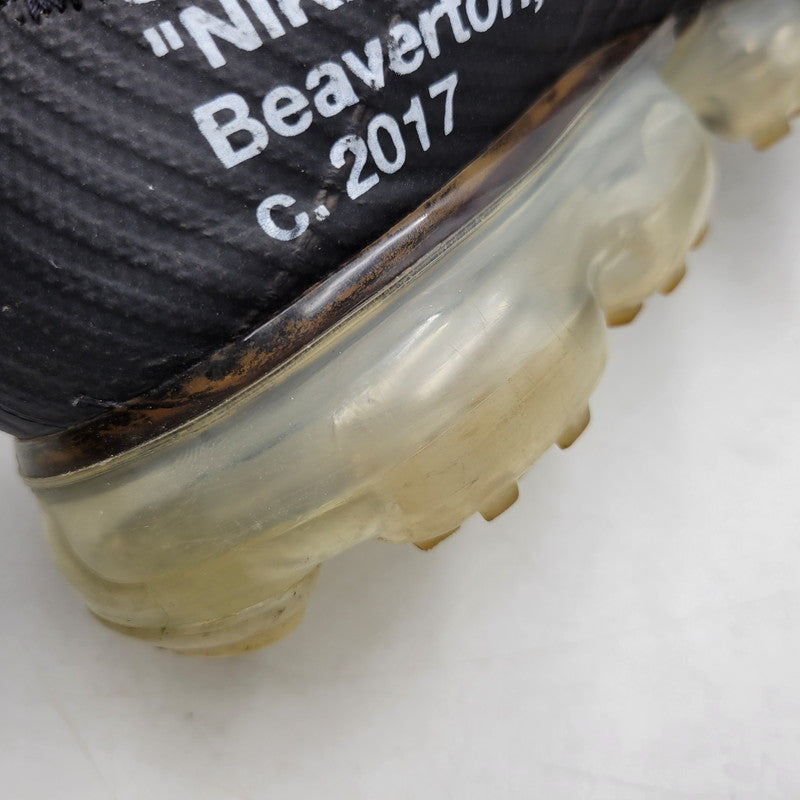 【中古品】【メンズ】 NIKE ナイキ × OFF-WHITE オフホワイト AIR VAPORMAX AA3831-002 エアヴェイパーマックス スニーカー シューズ 靴 160-250531-as-08-izu サイズ：26.5cm カラー：BLACK/CLEAR-TOTAL ORANGE 万代Net店