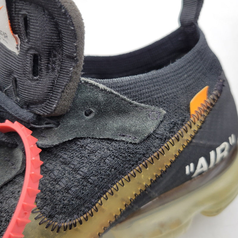 【中古品】【メンズ】 NIKE ナイキ × OFF-WHITE オフホワイト AIR VAPORMAX AA3831-002 エアヴェイパーマックス スニーカー シューズ 靴 160-250531-as-08-izu サイズ：26.5cm カラー：BLACK/CLEAR-TOTAL ORANGE 万代Net店