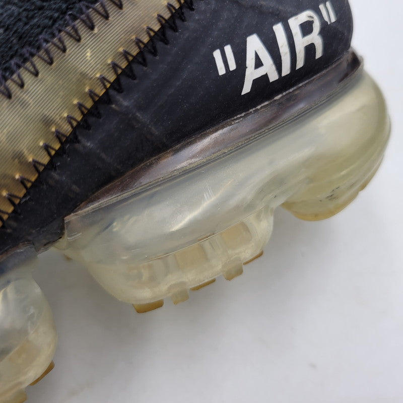 【中古品】【メンズ】 NIKE ナイキ × OFF-WHITE オフホワイト AIR VAPORMAX AA3831-002 エアヴェイパーマックス スニーカー シューズ 靴 160-250531-as-08-izu サイズ：26.5cm カラー：BLACK/CLEAR-TOTAL ORANGE 万代Net店