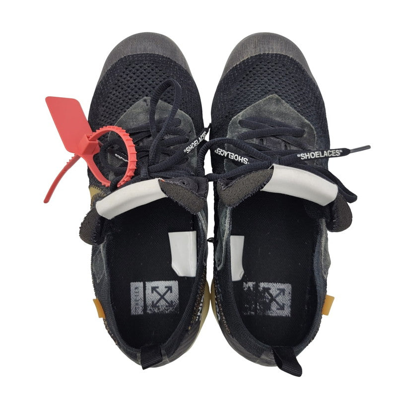 【中古品】【メンズ】 NIKE ナイキ × OFF-WHITE オフホワイト AIR VAPORMAX AA3831-002 エアヴェイパーマックス スニーカー シューズ 靴 160-250531-as-08-izu サイズ：26.5cm カラー：BLACK/CLEAR-TOTAL ORANGE 万代Net店