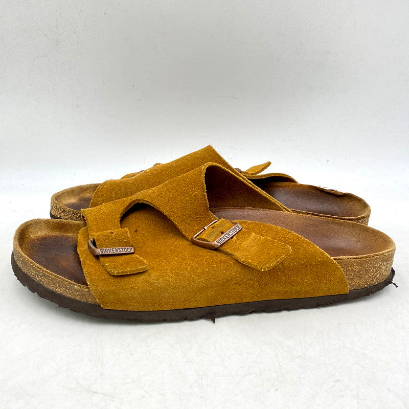 【現状渡し品】【メンズ】 BIRKENSTOCK ビルケンシュトック ZURICH SANDAL チューリッヒ サンダル シューズ 靴 164-250605-as-06-izu サイズ：26.5cm カラー：ブラウン 万代Net店