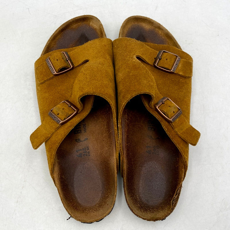 【現状渡し品】【メンズ】 BIRKENSTOCK ビルケンシュトック ZURICH SANDAL チューリッヒ サンダル シューズ 靴 164-250605-as-06-izu サイズ：26.5cm カラー：ブラウン 万代Net店