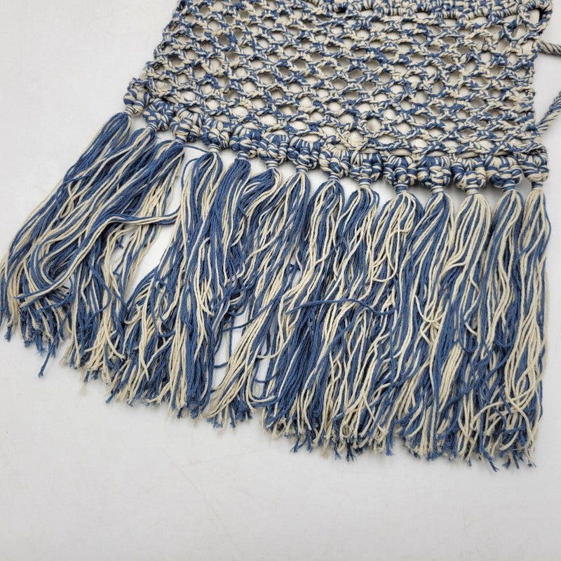 【中古品】【レディース】 SUGARHILL シュガーヒル COTTON KNIT BAG SMALL 2441001008 コットンニットバック カバン 鞄 188-250531-as-14-izu カラー：ブルー系 万代Net店