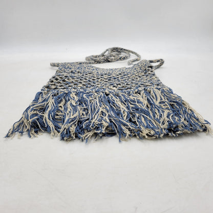【中古品】【レディース】 SUGARHILL シュガーヒル COTTON KNIT BAG SMALL 2441001008 コットンニットバック カバン 鞄 188-250531-as-14-izu カラー：ブルー系 万代Net店