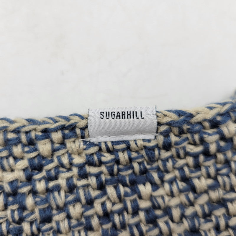 【中古品】【レディース】 SUGARHILL シュガーヒル COTTON KNIT BAG SMALL 2441001008 コットンニットバック カバン 鞄 188-250531-as-14-izu カラー：ブルー系 万代Net店