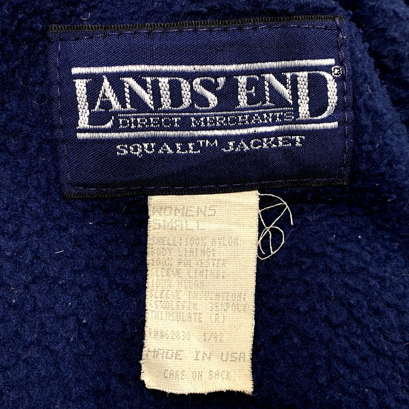 【中古品】【メンズ】 LAND'S END ランズエンド FLEECE LINER NYLON JACKET フリースライナー ナイロンジャケット USA製 アウター 146-250606-as-15-izu サイズ：S カラー：ブルー 万代Net店