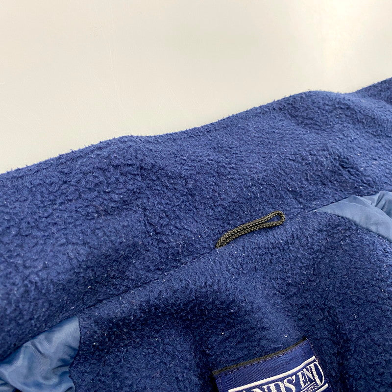 【中古品】【メンズ】 LAND'S END ランズエンド FLEECE LINER NYLON JACKET フリースライナー ナイロンジャケット USA製 アウター 146-250606-as-15-izu サイズ：S カラー：ブルー 万代Net店