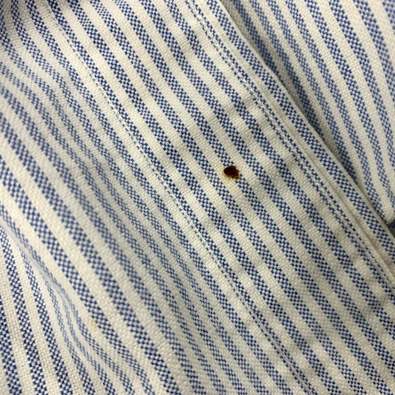 【中古品】【メンズ】 RALPH LAUREN ラルフローレン BLAKE LS BD SHIRT STRIPE ブレイク ロングスリーブ ボタンダウン シャツ ストライプ 長袖 トップス 146-250605-as-22-izu サイズ：L カラー：ブルー×ホワイト 万代Net店