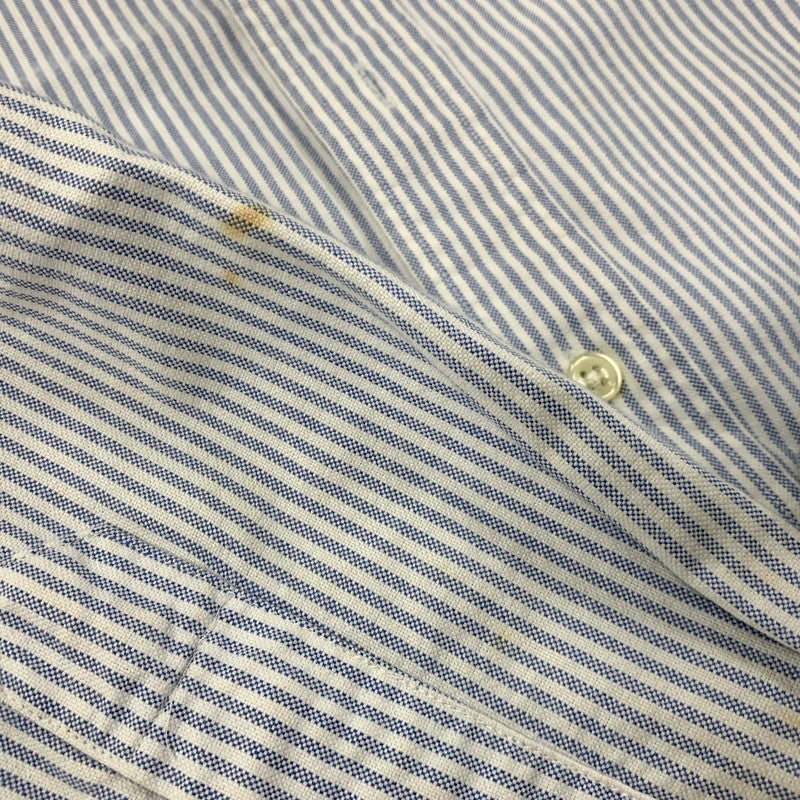 【中古品】【メンズ】 RALPH LAUREN ラルフローレン BLAKE LS BD SHIRT STRIPE ブレイク ロングスリーブ ボタンダウン シャツ ストライプ 長袖 トップス 146-250605-as-22-izu サイズ：L カラー：ブルー×ホワイト 万代Net店