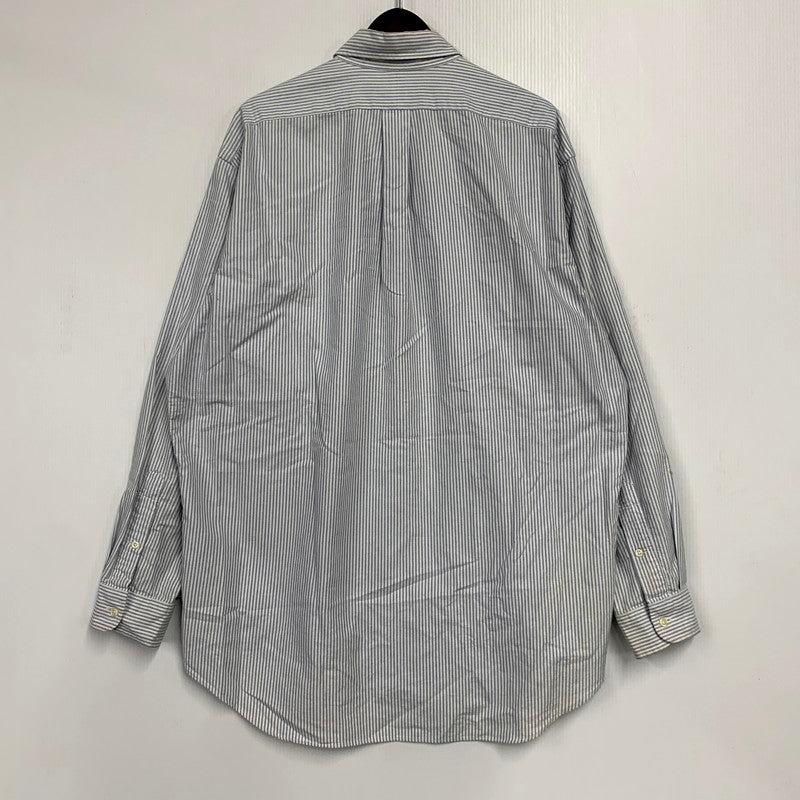 【中古品】【メンズ】 RALPH LAUREN ラルフローレン BLAKE LS BD SHIRT STRIPE ブレイク ロングスリーブ ボタンダウン シャツ ストライプ 長袖 トップス 146-250605-as-22-izu サイズ：L カラー：ブルー×ホワイト 万代Net店