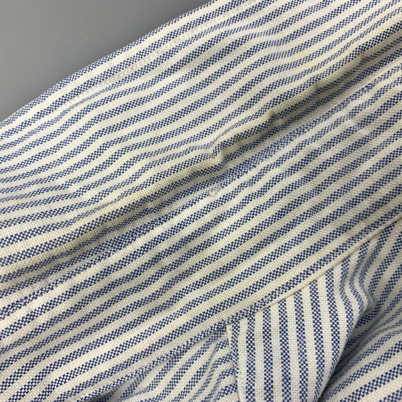 【中古品】【メンズ】 RALPH LAUREN ラルフローレン BLAKE LS BD SHIRT STRIPE ブレイク ロングスリーブ ボタンダウン シャツ ストライプ 長袖 トップス 146-250605-as-22-izu サイズ：L カラー：ブルー×ホワイト 万代Net店