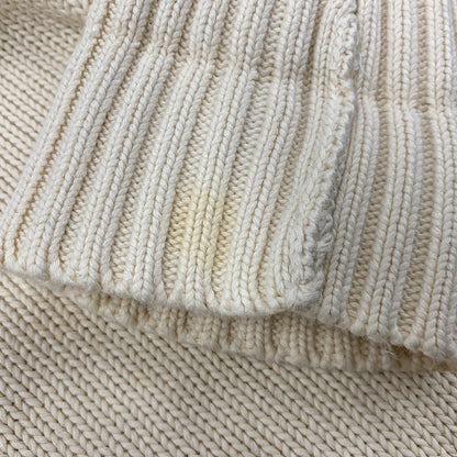 【現状渡し品】【メンズ】 COTTON KNIT SWEATER コットン ニット セーター 長袖 トップス 146-250605-as-16-izu サイズ：110 カラー：ナチュラル系 万代Net店