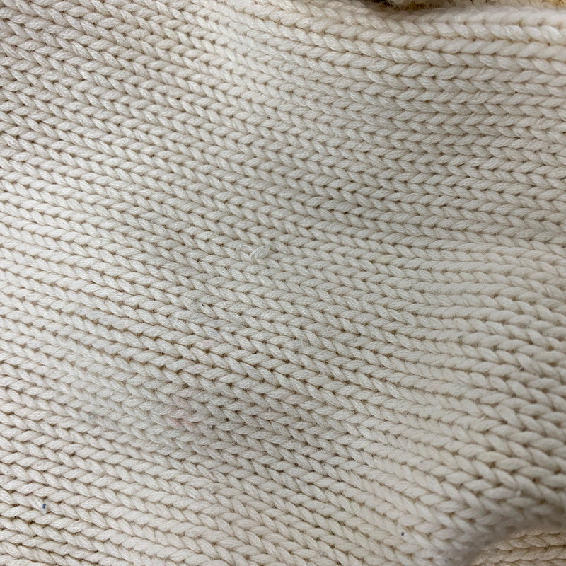 【現状渡し品】【メンズ】 COTTON KNIT SWEATER コットン ニット セーター 長袖 トップス 146-250605-as-16-izu サイズ：110 カラー：ナチュラル系 万代Net店