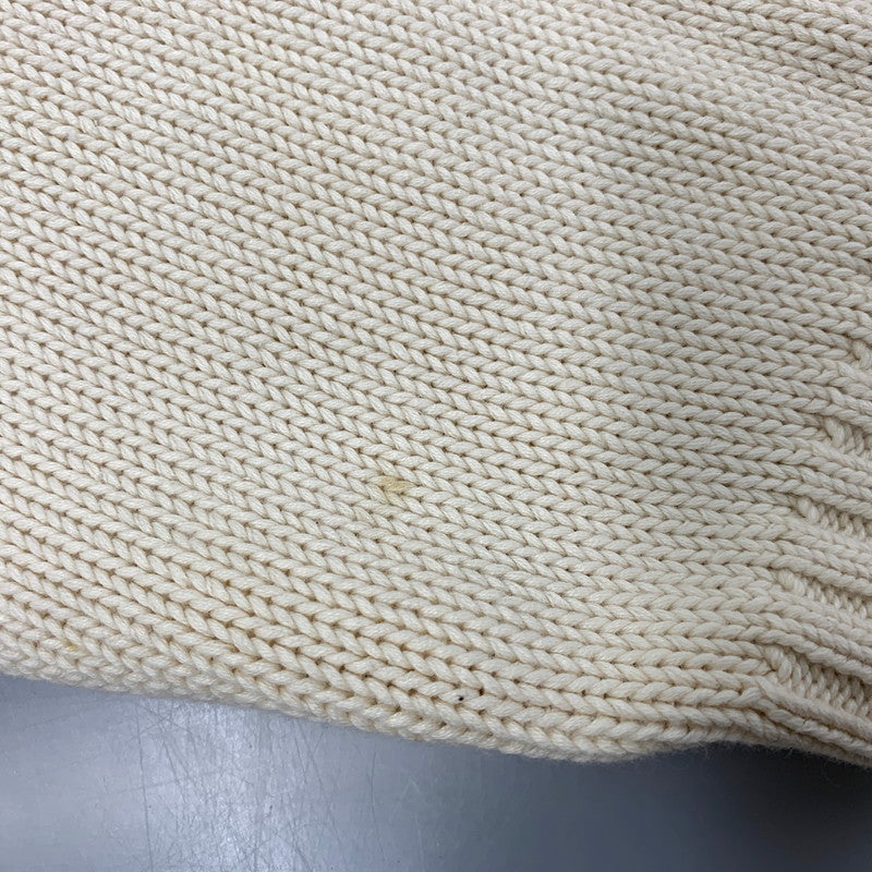【現状渡し品】【メンズ】 COTTON KNIT SWEATER コットン ニット セーター 長袖 トップス 146-250605-as-16-izu サイズ：110 カラー：ナチュラル系 万代Net店