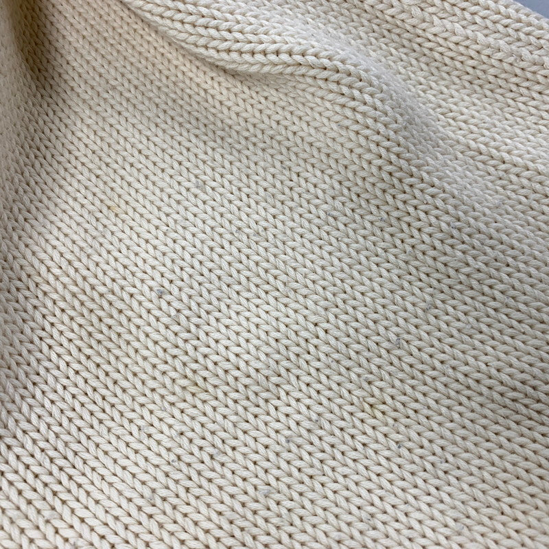 【現状渡し品】【メンズ】 COTTON KNIT SWEATER コットン ニット セーター 長袖 トップス 146-250605-as-16-izu サイズ：110 カラー：ナチュラル系 万代Net店
