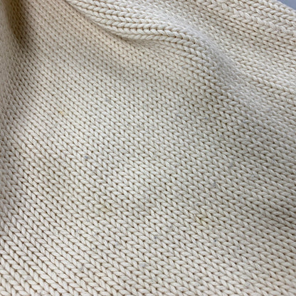 【現状渡し品】【メンズ】 COTTON KNIT SWEATER コットン ニット セーター 長袖 トップス 146-250605-as-16-izu サイズ：110 カラー：ナチュラル系 万代Net店