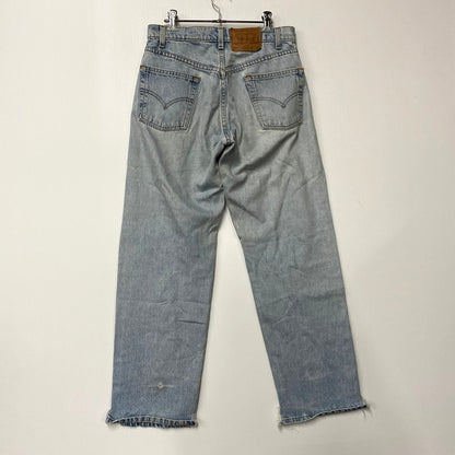 【現状渡し品】【メンズ】 Levi's リーバイス LOOSE FIT WIDE LEG 565 DENIM PANTS ルーズフィット ワイドレッグ デニムパンツ ジーンズ ボトムス 157-250531-as-01-izu サイズ：30×30 カラー：ライトインディゴ 万代Net店