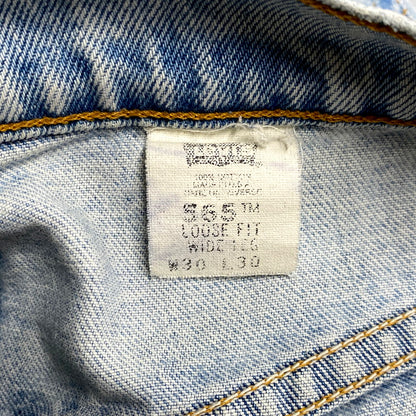 【現状渡し品】【メンズ】 Levi's リーバイス LOOSE FIT WIDE LEG 565 DENIM PANTS ルーズフィット ワイドレッグ デニムパンツ ジーンズ ボトムス 157-250531-as-01-izu サイズ：30×30 カラー：ライトインディゴ 万代Net店