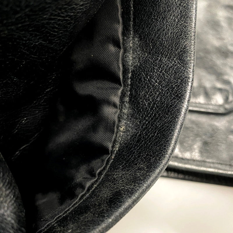 【中古品】【メンズ】 OLD GAP オールドギャップ COW LEATHER TAILORED JACKET 303879 カウレザーテーラードジャケット アウター 146-250531-as-05-izu サイズ：S カラー：ブラック 万代Net店