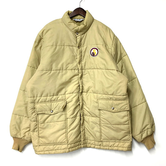 【中古品】【メンズ】 UP STREAM アップストリーム PUFFER JACKET パファージャケット USA製 アウター 146-250607-as-10-izu カラー：ベージュ 万代Net店