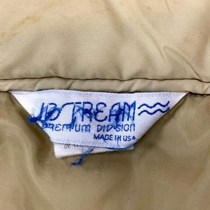 【中古品】【メンズ】 UP STREAM アップストリーム PUFFER JACKET パファージャケット USA製 アウター 146-250607-as-10-izu カラー：ベージュ 万代Net店