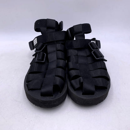 【中古品】【メンズ/レディース】 SUICOKE スイコック OG-032VH SHACO-VH シャコ 靴 サンダル 165-250610-ya-12-izu サイズ：US8 カラー：BLACK 万代Net店