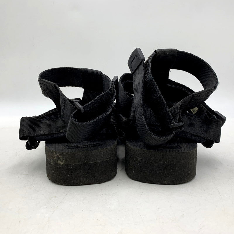 【中古品】【メンズ/レディース】 SUICOKE スイコック OG-032VH SHACO-VH シャコ 靴 サンダル 165-250610-ya-12-izu サイズ：US8 カラー：BLACK 万代Net店