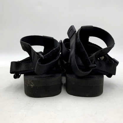 【中古品】【メンズ/レディース】 SUICOKE スイコック OG-032VH SHACO-VH シャコ 靴 サンダル 165-250610-ya-12-izu サイズ：US8 カラー：BLACK 万代Net店