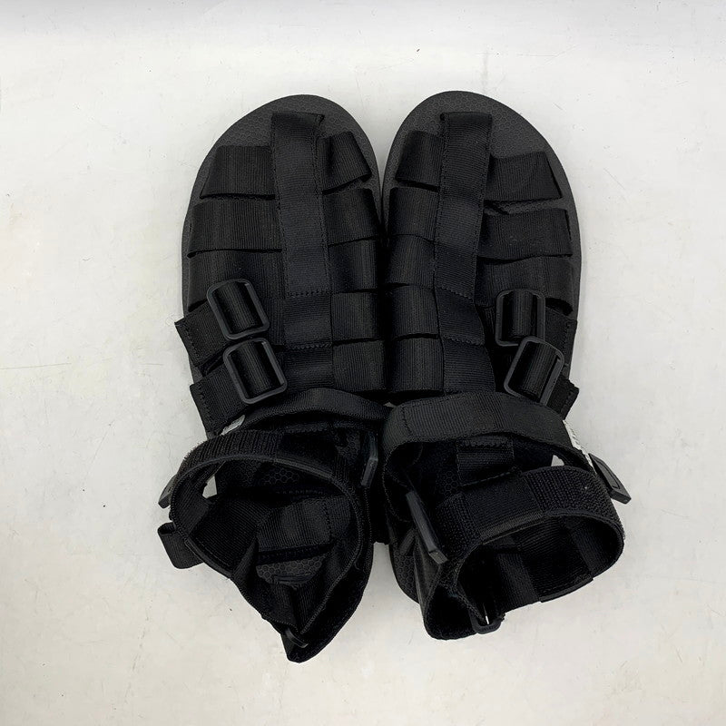 【中古品】【メンズ/レディース】 SUICOKE スイコック OG-032VH SHACO-VH シャコ 靴 サンダル 165-250610-ya-12-izu サイズ：US8 カラー：BLACK 万代Net店