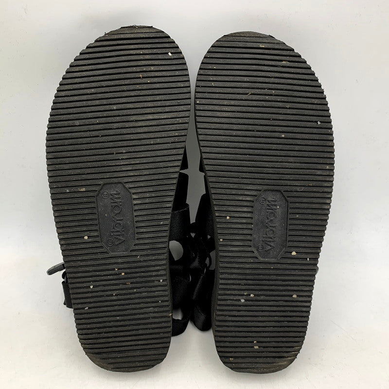 【中古品】【メンズ/レディース】 SUICOKE スイコック OG-032VH SHACO-VH シャコ 靴 サンダル 165-250610-ya-12-izu サイズ：US8 カラー：BLACK 万代Net店