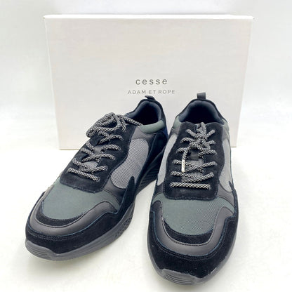 【中古美品】【メンズ】 CESSE ADAM ET ROPE セス アダムエロペ SNEAKER LOW GMA-09050-C スニーカー シューズ 靴 162-250605-as-11-izu サイズ：42.5 カラー：ブラック 万代Net店