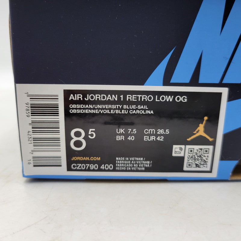 【中古品】【メンズ】 NIKE ナイキ AIR JORDAN 1 RETRO LOW OG CZ0790-400 エア ジョーダン 1 レトロ ロー OG スニーカー シューズ 靴 160-250601-as-11-izu サイズ：26.5cm カラー：OBSIDIAN/UNIVERSITY BLUE-SAIL 万代Net店
