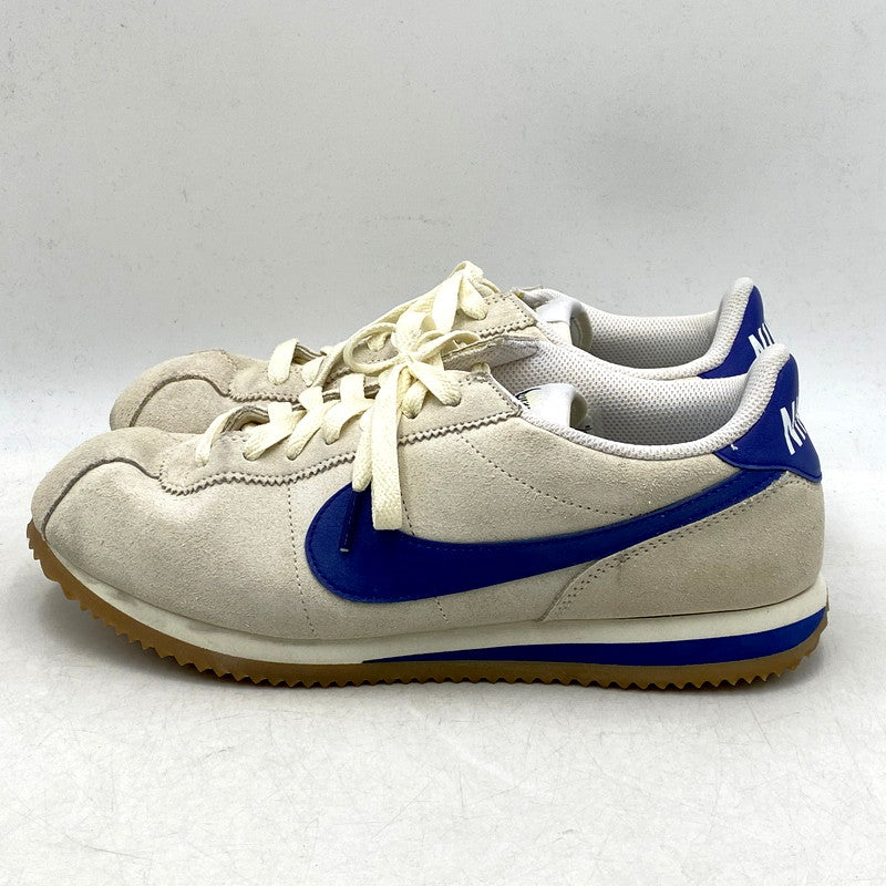【中古品】【メンズ/レディース】 NIKE ナイキ FQ8108-110/WOMEN'S CORTEZ ATHLETIC DEPARTMENT ウィメンズ コルテッツ アスレチック デパートメント スニーカー 靴 160-250605-ya-03-izu サイズ：27cm カラー： Pale Ivory/Deep Royal Blue/Sail 万代Net店