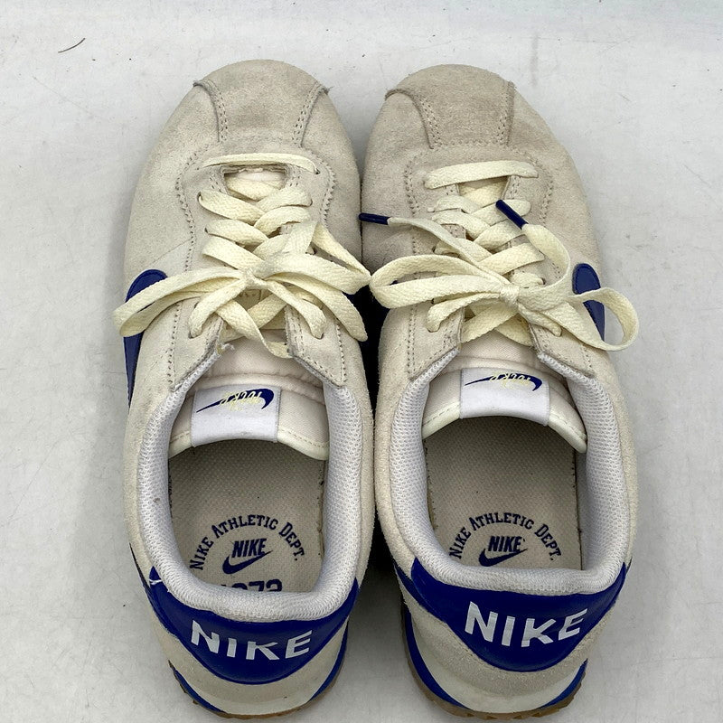 【中古品】【メンズ/レディース】 NIKE ナイキ FQ8108-110/WOMEN'S CORTEZ ATHLETIC DEPARTMENT ウィメンズ コルテッツ アスレチック デパートメント スニーカー 靴 160-250605-ya-03-izu サイズ：27cm カラー： Pale Ivory/Deep Royal Blue/Sail 万代Net店
