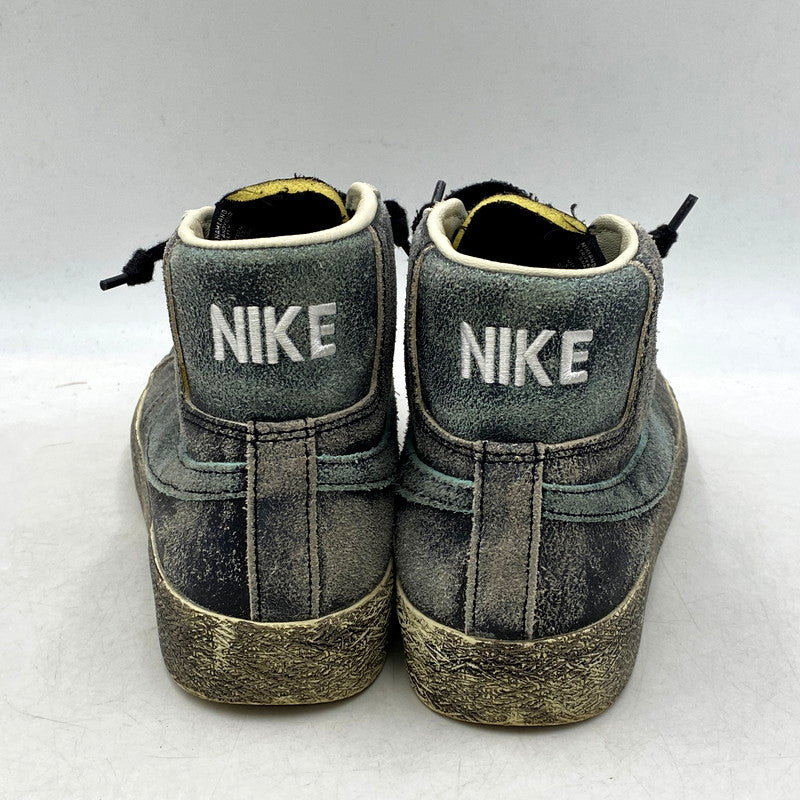 【中古品】【メンズ】 ZOOM BLAZER MID PRM DA1839-001 ズーム ブレーザー ミッド プレミアム スニーカー シューズ 靴 160-250605-as-03-izu サイズ：26.5cm カラー：BLACK/LIGHT DEW-COCONUT MILK 万代Net店