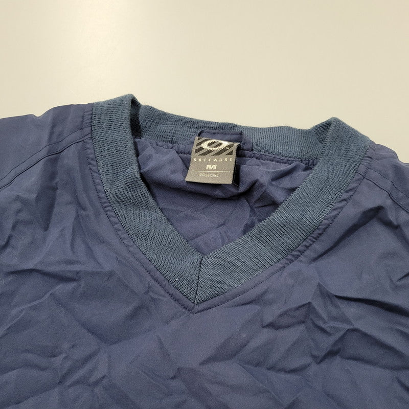 【中古品】【メンズ】 OLD OAKLEY SOFTWARE オールド オークリー ソフトウェア V NECK PULLOVER JACKET Vネック プルオーバー ジャケット 韓国製 146-250601-as-08-izu サイズ：M カラー：ネイビー 万代Net店