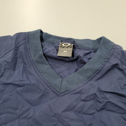 【中古品】【メンズ】 OLD OAKLEY SOFTWARE オールド オークリー ソフトウェア V NECK PULLOVER JACKET Vネック プルオーバー ジャケット 韓国製 146-250601-as-08-izu サイズ：M カラー：ネイビー 万代Net店
