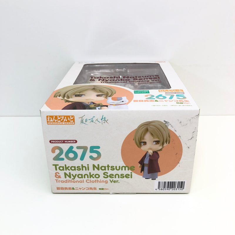 【中古美品】 未開封品 ねんどろいど 夏目友人帳 夏目貴志＆ニャンコ先生 和服Ver. 052-260726-CN-20-hon 万代Net店