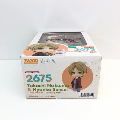 【中古美品】 未開封品 ねんどろいど 夏目友人帳 夏目貴志＆ニャンコ先生 和服Ver. 052-260726-CN-20-hon 万代Net店
