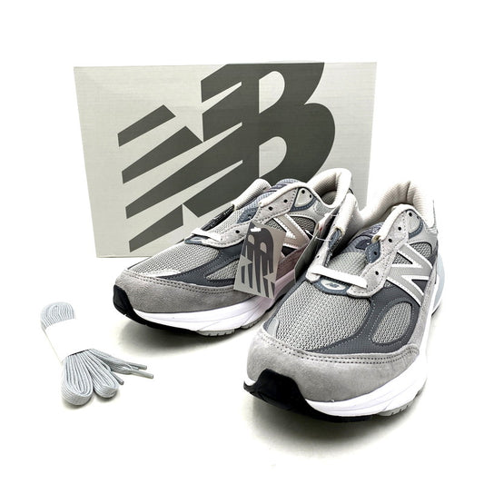 【中古美品】【メンズ】 NEW BALANCE ニューバランス M990GL6 990V6 靴 スニーカー シューズ 162-250602-ma-10-izu サイズ：28cm カラー：GRAY (HEEL LOGO NB) 万代Net店