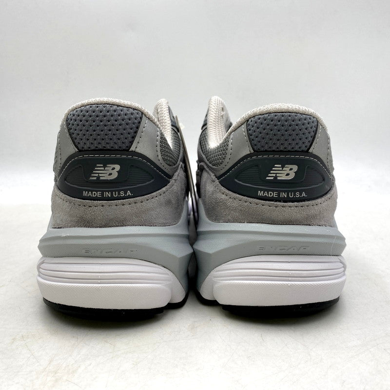 【中古美品】【メンズ】 NEW BALANCE ニューバランス M990GL6 990V6 靴 スニーカー シューズ 162-250602-ma-10-izu サイズ：28cm カラー：GRAY (HEEL LOGO NB) 万代Net店