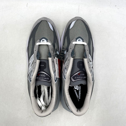 【中古美品】【メンズ】 NEW BALANCE ニューバランス M990GL6 990V6 靴 スニーカー シューズ 162-250602-ma-10-izu サイズ：28cm カラー：GRAY (HEEL LOGO NB) 万代Net店
